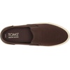 image:imageTOMS Mens Baja SlipOn SneakersDark Brown Heritage Canvas