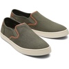 image:imageTOMS Mens Baja SlipOn SneakersDark Sage Heritage Canvas Synthetic Nubuck Trim