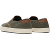 image:imageTOMS Mens Baja SlipOn SneakersDark Sage Heritage Canvas Synthetic Nubuck Trim