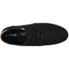 image:imageTOMS Mens Carlo LaceUp SneakersBlack Heritage Canvas Vegan