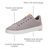 image:imageTOMS Mens Trvl Lite Low LaceUp SneakersDrizzle Grey Canvas