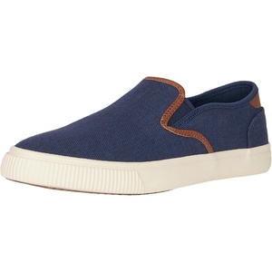 image:imageTOMS Mens Baja SlipOn SneakersCadet Blue Heritage Canvas Synthetic Nubuck Trim