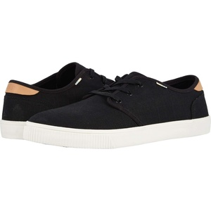 image:imageTOMS Mens Carlo LaceUp SneakersBlack Heritage Canvas Vegan