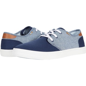 image:imageTOMS Mens Carlo LaceUp SneakersNavy CanvasChambray