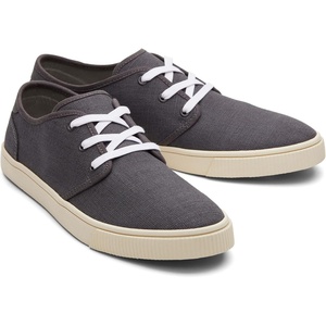image:imageTOMS Mens Carlo LaceUp SneakersPvmt Grey Htg Cvs
