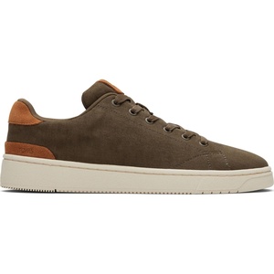 image:imageTOMS Mens Trvl Lite Low LaceUp SneakersCanteen Recycled Cotton Twill