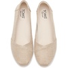 image:imageTOMS Alpargata BalletChampagne Tonal Sparkle Woven