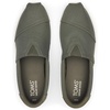 image:imageTOMS Mens Alp FwdLoafer FlatDark Sage Recycled Ripstop Cotton Canvas Distressed Suede