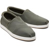 image:imageTOMS Mens Alp FwdLoafer FlatDark Sage Recycled Ripstop Cotton Canvas Distressed Suede
