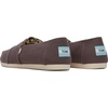 image:imageTOMS Mens Alpargata Classic Slipon Espadrille TextileSynthetic UpperAsh Grey Recycled Cotton Canvas
