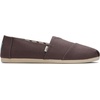 image:imageTOMS Mens Alpargata Classic Slipon Espadrille TextileSynthetic UpperAsh Grey Recycled Cotton Canvas