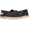 image:imageTOMS Mens Alpargata Classic Slipon Espadrille TextileSynthetic UpperBlack Hibiscus Floral
