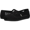 image:imageTOMS Mens Alpargata Classic Slipon Espadrille TextileSynthetic UpperBlack Moroccan Crochet Fabric