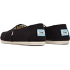 image:imageTOMS Mens Alpargata Classic Slipon Espadrille TextileSynthetic UpperBlack Recycled Cotton Canvas