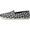 image:imageTOMS Mens Alpargata Classic Slipon Espadrille TextileSynthetic UpperBlack Sun Daisies