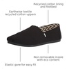 image:imageTOMS Mens Alpargata Classic Slipon Espadrille TextileSynthetic UpperBlackBlack Recycled Cotton Canvas