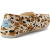 image:imageTOMS Mens Alpargata Classic Slipon Espadrille TextileSynthetic UpperBuckthorn Brown Abstract Cow