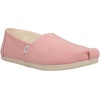 image:imageTOMS Mens Alpargata Classic Slipon Espadrille TextileSynthetic UpperChalky Pink Linen Crepe