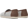 image:imageTOMS Mens Alpargata Classic Slipon Espadrille TextileSynthetic UpperDrizzle Grey Brushed TwillTan Synthetic Trim