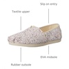 image:imageTOMS Mens Alpargata Classic Slipon Espadrille TextileSynthetic UpperNatural Glitter