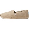 image:imageTOMS Mens Alpargata Classic Slipon Espadrille TextileSynthetic UpperNatural Undyed Wide Heritage Canvas