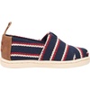 image:imageTOMS Mens Alpargata Classic Slipon Espadrille TextileSynthetic UpperNavy Woven Stripes