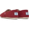 image:imageTOMS Mens Alpargata Classic Slipon Espadrille TextileSynthetic UpperRed Heritage Canvas
