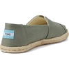 image:imageTOMS Mens Alpargata Classic Slipon Espadrille TextileSynthetic UpperVetiver Grey