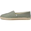 image:imageTOMS Mens Alpargata Classic Slipon Espadrille TextileSynthetic UpperVetiver Grey