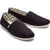 image:imageTOMS Mens Alpargata Loafer FlatBlack Recycled Cotton Canvas