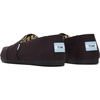 image:imageTOMS Mens Alpargata Loafer FlatBlackBlack Recycled Cotton Canvas
