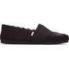 image:imageTOMS Mens Alpargata Loafer FlatBlackBlack Recycled Cotton Canvas