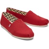 image:imageTOMS Mens Alpargata Loafer FlatRed Recycled Cotton Canvas