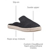 image:imageTOMS Santiago MuleBlack Metallic Linen Stripe