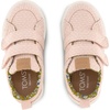 image:imageTOMS Toddler Cruz Double Strap Sneaker Classic Hook and Loop Closure Heel Pull Tab for Easy OnBloom Chambray Dot