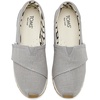 image:imageTOMS Unisex Child Resident Plus Sneaker Textile Upper Hook amp Loop ClosureDrizzle Grey Heritage Canvas