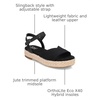 image:imageTOMS Womens Abby Platform SandalBlack Slubby Woven