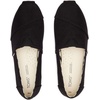 image:imageTOMS Womens Alpargata Classic SlipOn Espadrille Textile UpperBlack Recycled Cotton Canvas