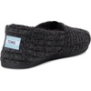 image:imageTOMS Womens Alpargata Classic SlipOn Espadrille Textile UpperBlack Rib Knit and Faux Fur