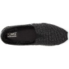 image:imageTOMS Womens Alpargata Classic SlipOn Espadrille Textile UpperBlack Rib Knit and Faux Fur