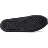 image:imageTOMS Womens Alpargata Classic SlipOn Espadrille Textile UpperBlack Rib Knit and Faux Fur