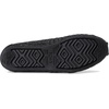 image:imageTOMS Womens Alpargata Classic SlipOn Espadrille Textile UpperBlack Rib Knit and Faux Fur
