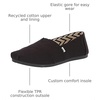 image:imageTOMS Womens Alpargata Classic SlipOn Espadrille Textile UpperBlackBlack