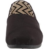 image:imageTOMS Womens Alpargata Classic SlipOn Espadrille Textile UpperBlackBlack Recycled Cotton Canvas