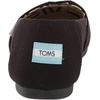 image:imageTOMS Womens Alpargata Classic SlipOn Espadrille Textile UpperBlackBlack Recycled Cotton Canvas