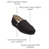 image:imageTOMS Womens Alpargata Classic SlipOn Espadrille Textile UpperBlackBlack Wide Recycled Cotton Canvas