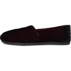 image:imageTOMS Womens Alpargata Classic SlipOn Espadrille Textile UpperBurgundy 1