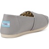 image:imageTOMS Womens Alpargata Classic SlipOn Espadrille Textile UpperDrizzle Grey Recycled Cotton Canvas