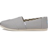 image:imageTOMS Womens Alpargata Classic SlipOn Espadrille Textile UpperDrizzle Grey Recycled Cotton Canvas
