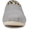 image:imageTOMS Womens Alpargata Classic SlipOn Espadrille Textile UpperDrizzle Grey Recycled Cotton Canvas